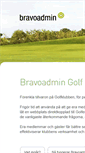 Mobile Screenshot of golf.bravoadmin.se